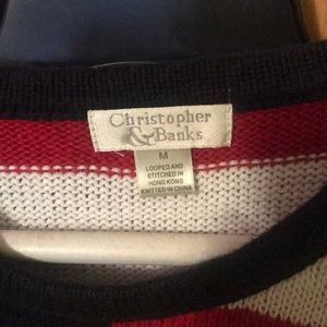 Christopher & Banks Sweaters - Short sleeve American flag sweater Christopher & Banks Sweaters - Short sleeve American flag sweater
